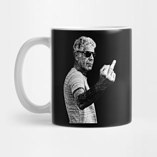 Anthony Bourdain Best Seller Middle Finger Mug